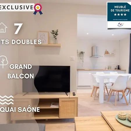 Envie Lyonnaise Location - 14 Personnes - Terrasse - Wifi Fibre Optic Appartement