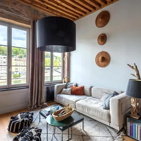 Apartment Le Loft Ethnic - Avec Jolie Vue Sur La Saone *