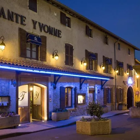 Hotel Logis Tante Yvonne&son Restaurant Semi-gastronomique - Lyon Nord 3*