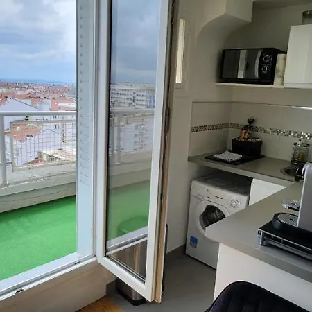 Apartment Plein Sud Terrasse Climatisation Garage Netflix Lyon