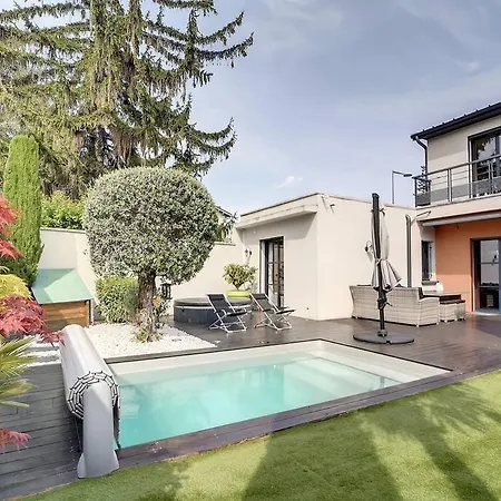 Oasis Urbaine A - Jardin& Jacuzzi Villa Lyon