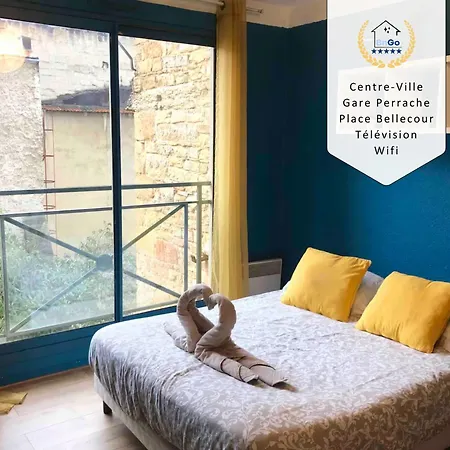 公寓 Bngo I Le Cosy I 2 Personnes, Gare Perrache, Place Bellecour, Hypercentre