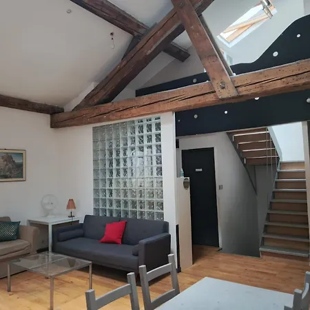 Loft Viarhona, Grand Loft En Centre-ville Quarto em Acomodações Particulares *