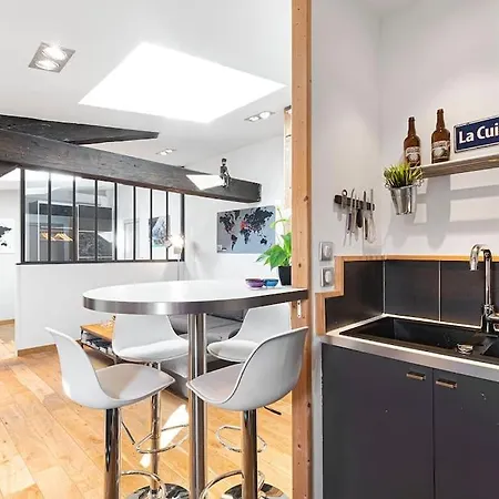 Апартаменты Loft De Charme Proche Hotel-de-ville - 1er Лион