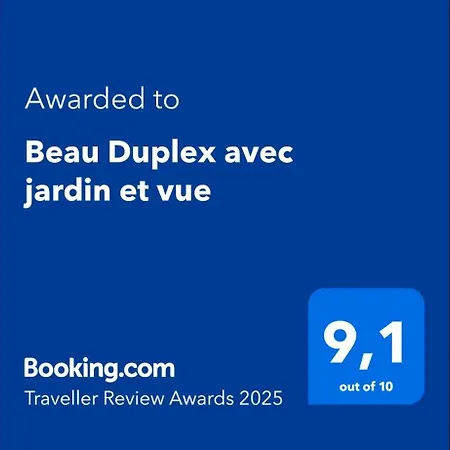 Apartamento Beau Duplex Avec Jardin Et Vue