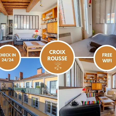 Cocon Lyonnais Au Coeur De La Croix-rousse Apartamento *